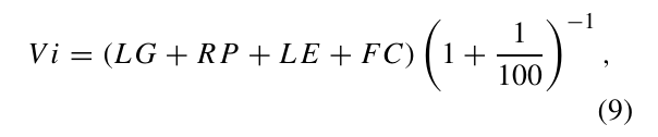 Equation from page 7 of the original article